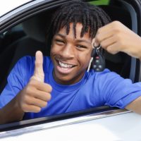 Happy Teen Driver