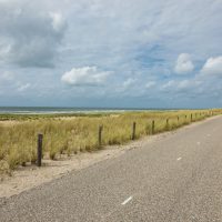 Bicycle trail in Holland